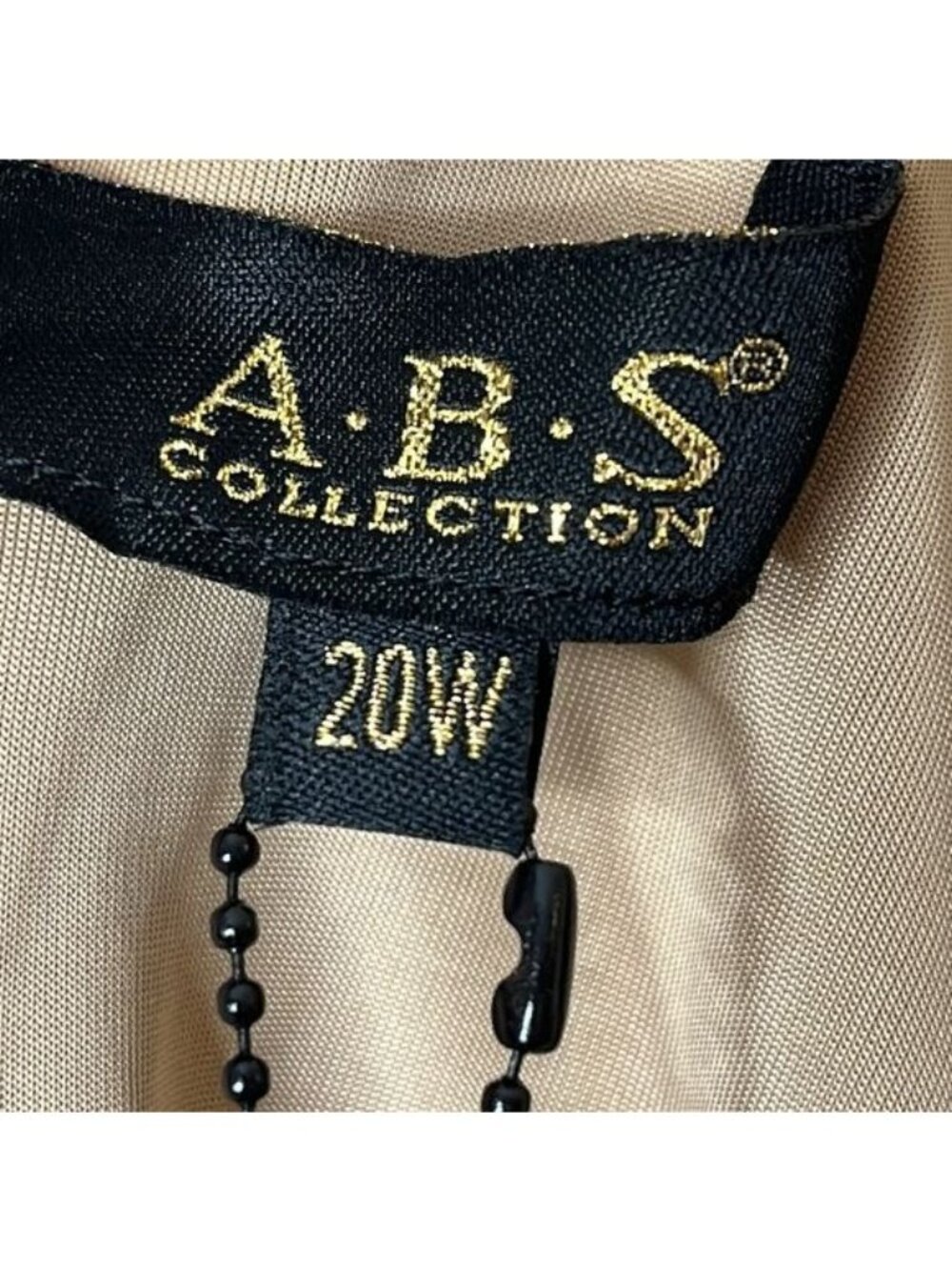 NWT ABS Allen Schwartz Womens Ivory Lace Overlay Sheath Dress PLUS SIZE 20W - Picture 3 of 11